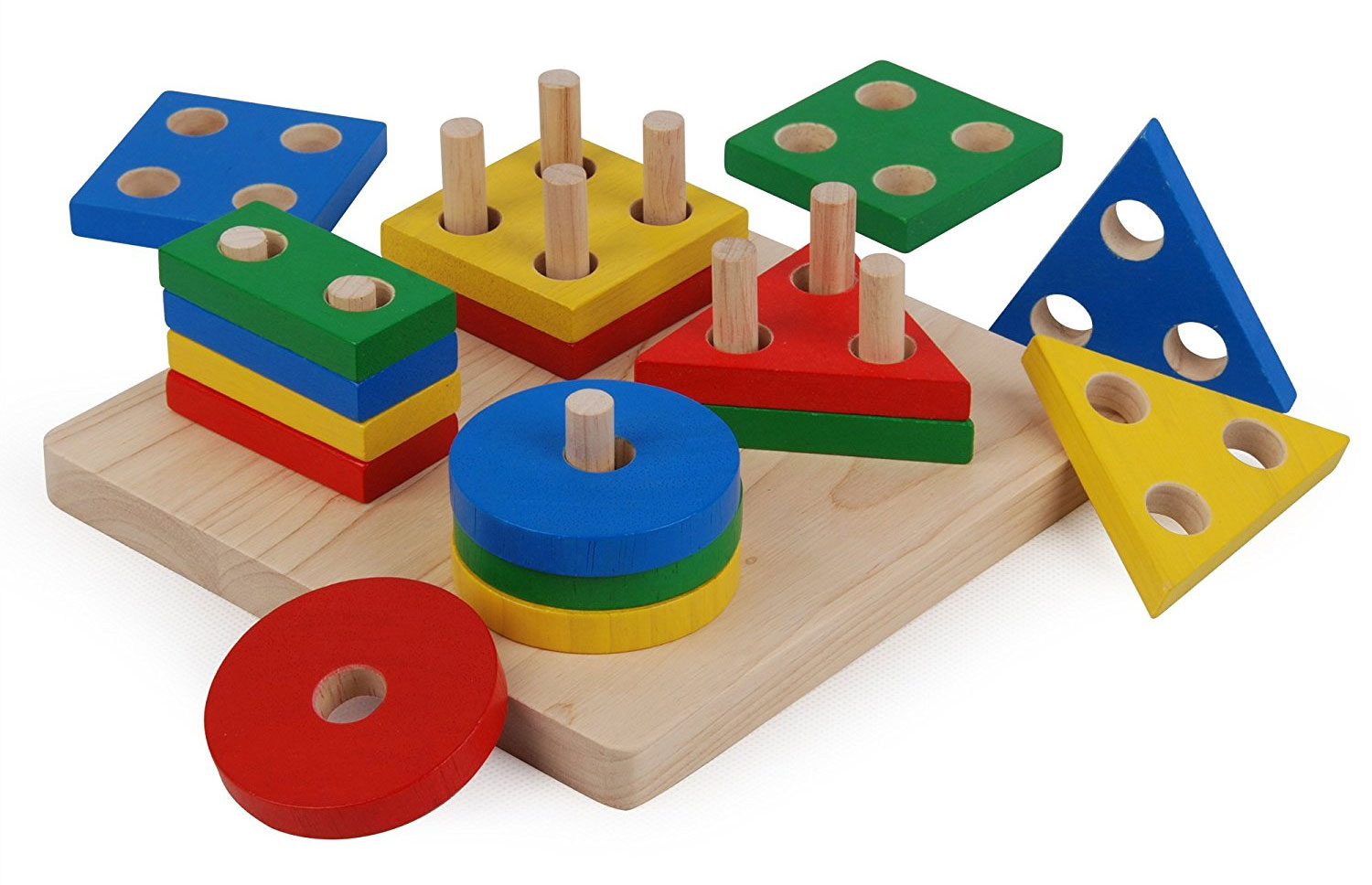 Juego Clasificador Formas Geométricas método Montessori