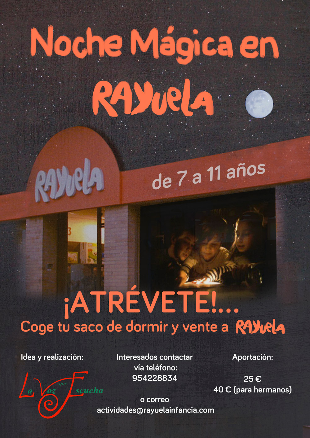 Noche magica en Rayuela Viaje en el Tiempo Actividades para Ninos