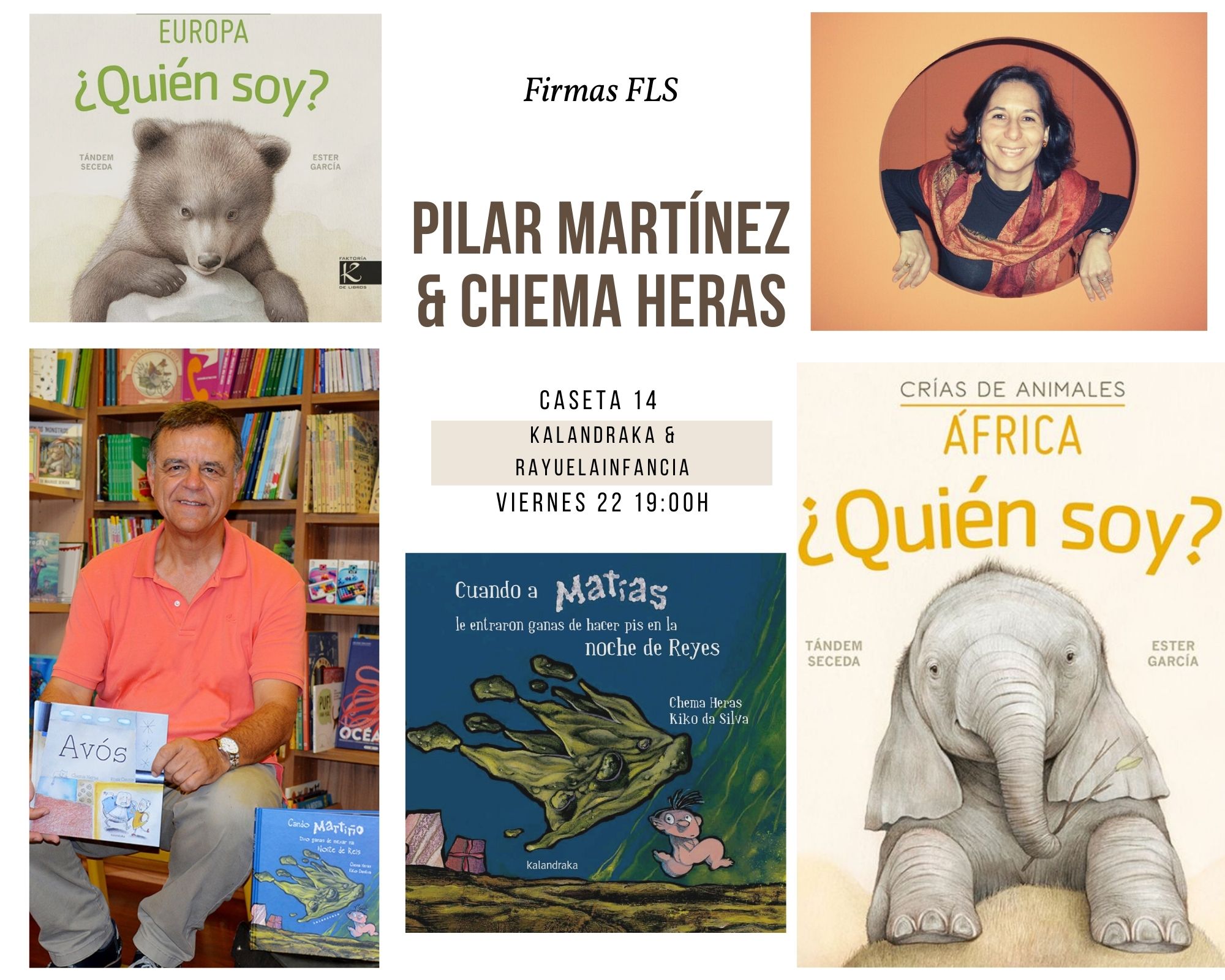 CHEMA HERAS Y PILAR MARTINEZ FIRMA FERIA DEL LIBRO DE SEVILLA