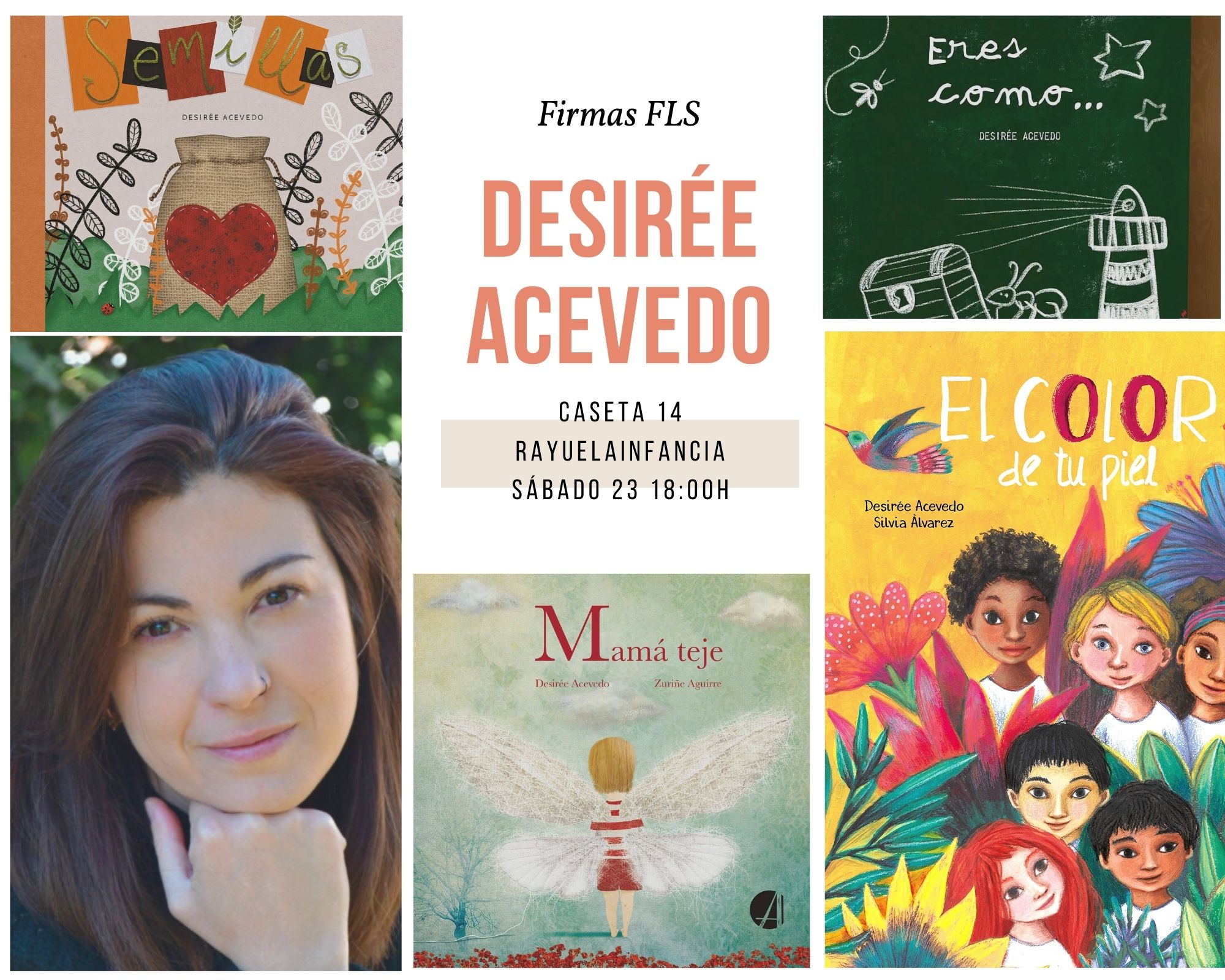 FIRMA DESIREE ACEVEDO FERIA DEL LIBRO DE SEVILLA