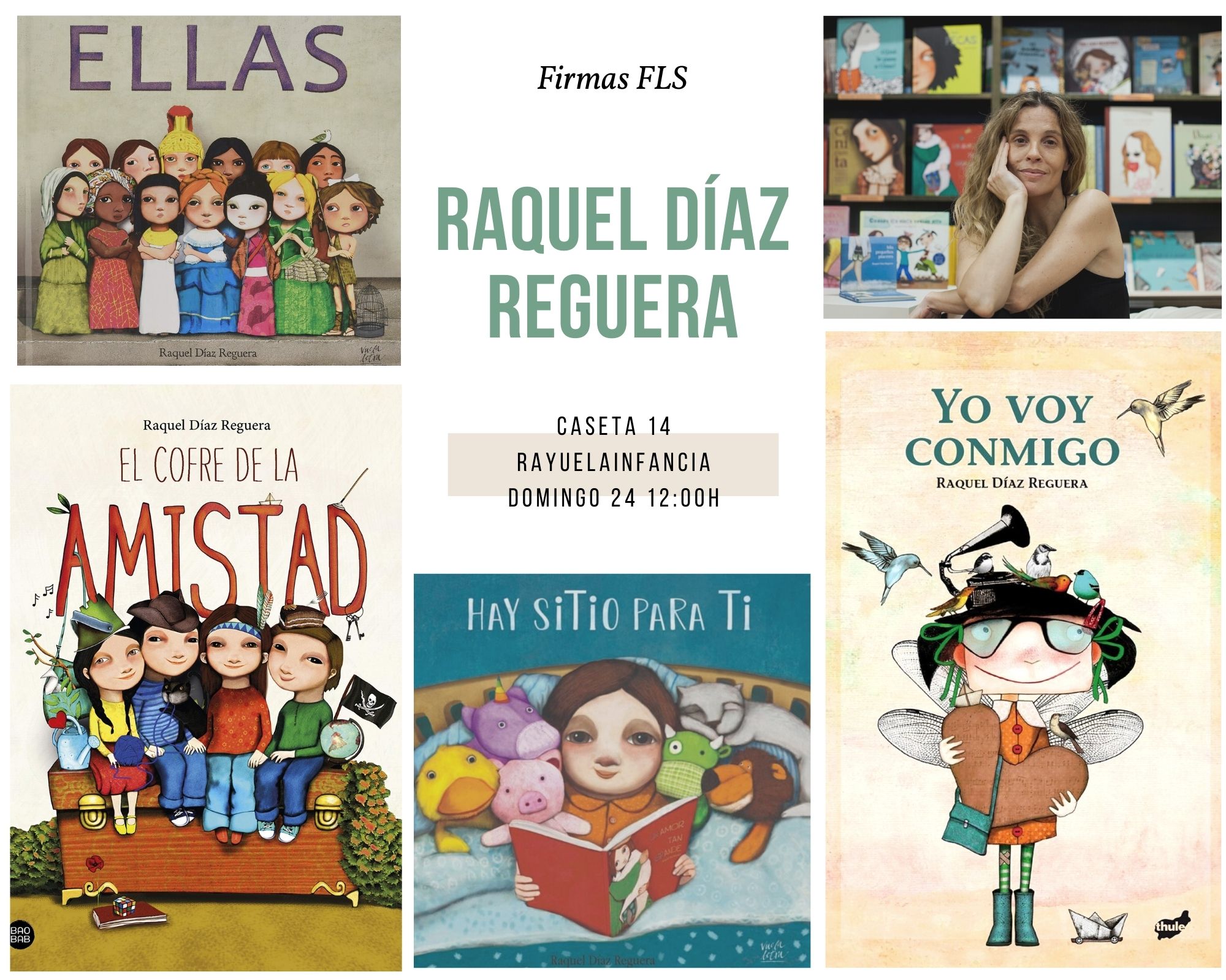 FIRMA RAQUEL DIAZ REGUERA EN LA FERIA DEL LIBRO DE SEVILLA