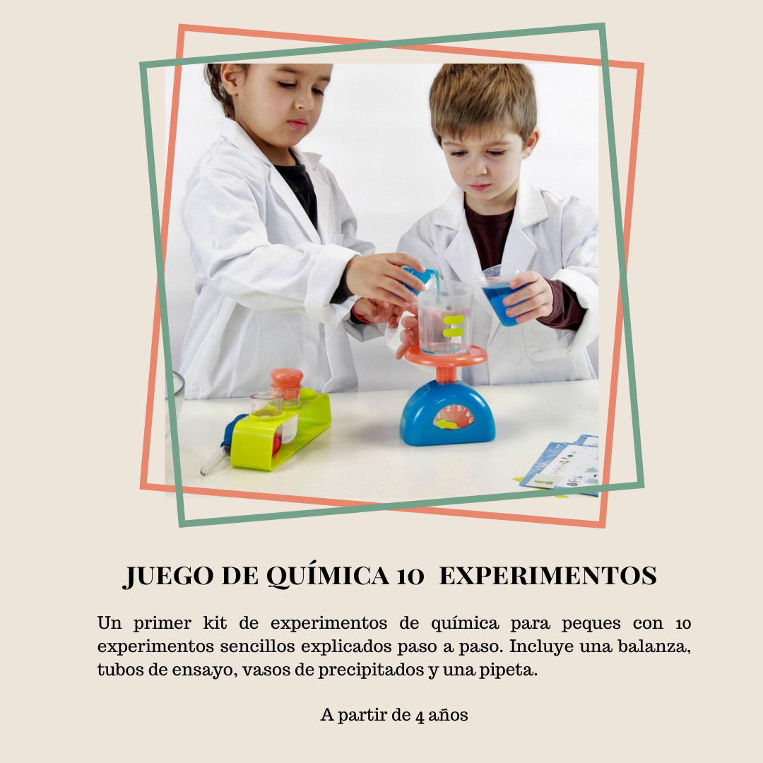 Juego de química 10 experimentos 