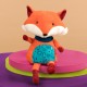 PELUCHE HABLADOR ZORRO Pipsqueak Happy Yappies B.Toys  3
