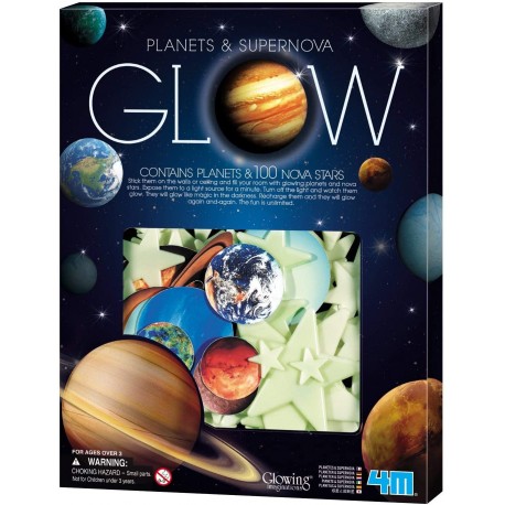 PLANETAS Y SUPERNOVA GLOW 4M