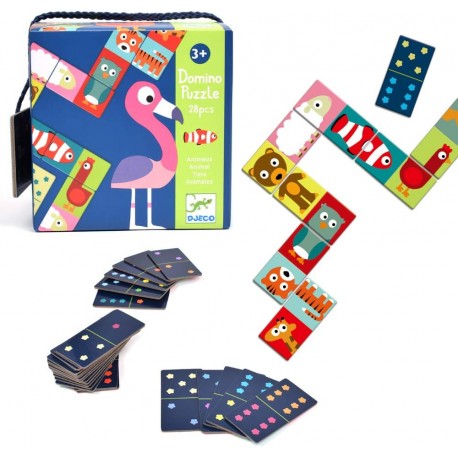 DOMINO ANIMO-PUZZLE DJECO