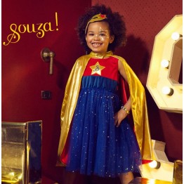 DISFRAZ SUPERHEROINA 5-7 AÑOS