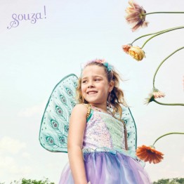 VESTIDO TAMARA CON ALAS 5-7 AÑOS