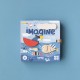 IMAGINE 4 PUZZLES DE 3 PIEZAS CON ENCAJES DE MADERA LONDJI
