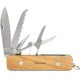 Kikkerland Huckleberry - Cuchillo de bolsillo compacto,