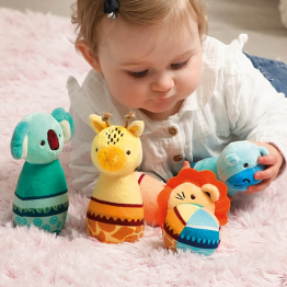 JUEGO DE ANIMALES DE TELA LUDI