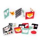 tarjetas blanco y negro oara bebes 