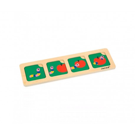 Tarjetas Secuencias El Jardín Janod juego educativo infantil