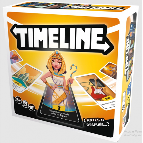 Timeline Asmodee juego de cartas de historia para toda la familia
