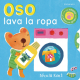 Oso lava la ropa libro interactivo infantil de Nicola Kent