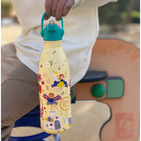 Botella Hadas 350 ml Cool Bottles de acero inoxidable infantil.