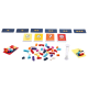 Contenido del juego Brick Like This con bloques de construcción y cartas
