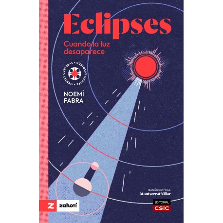 Portada del libro Eclipses. Cuando la luz desaparece de Noemí Fabra, Zahorí Books