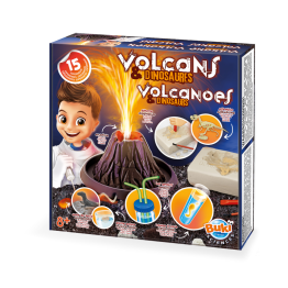 Volcanes y dinosaurios - Kit científico para niños