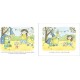 Ilustración infantil de Lucía y compañía Otoño