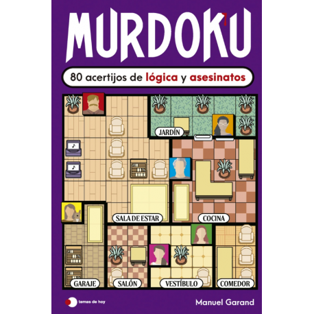 Portada del libro Murdoku: 80 acertijos de lógica y asesinatos, de Manuel Garand