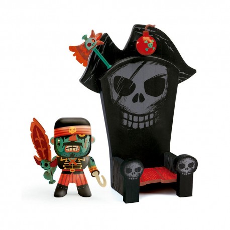 KYLE & ZE THRONE. PIRATA ARTY TOYS. Djeco