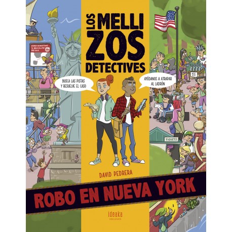 Los Mellizos Detectives. Robo en Nueva York. Edelvives Ideaka