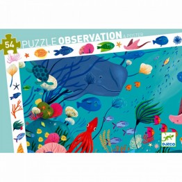 PUZZLE OBSERVACIÓN ACUÁTICO 54 PIEZAS