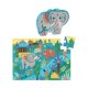 PUZZLE SILUETA ELEFANTE ASIATICO Djeco 3070900072015