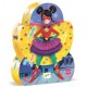 PUZZLE SILUETA SUPER STAR DJECO 