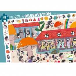 PUZZLE OBSERVACIÓN LA ESCUELA DEL ERIZO 35 PIEZAS