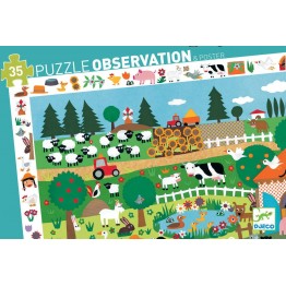 PUZZLE OBSERVACIÓN LA GRANJA 35 PIEZAS