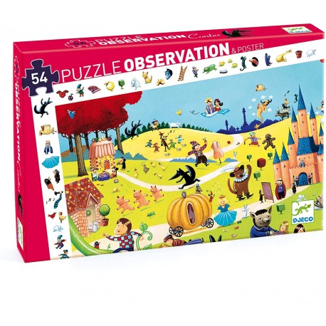 PUZZLE OBSERVACION CUENTOS DJECO