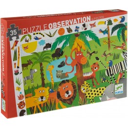 PUZZLE OBSERVACIÓN LA JUNGLA 35 PIEZAS