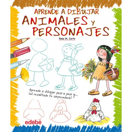 APRENDE A DIBUJAR PERSONAJES Edebe Portada Libro