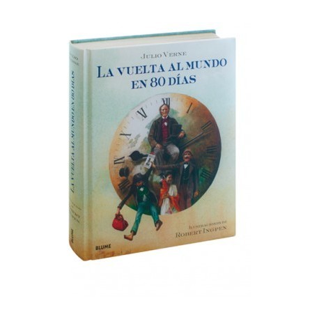 LA VUELTA AL MUNDO EN 80 DIAS Julio Verne Blume Portada Libro