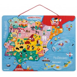 PUZZLE MAGNÉTICO ESPAÑA Y PORTUGAL