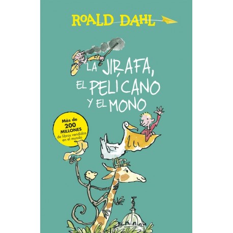 LA JIRAFA EL PELICANO Y EL MONO Roald Dahl Portada Libro