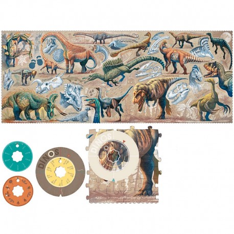 Puzzle Explorers and Dinosaurs - 1500 pièces -Bluebird-Puzzle-F-90322
