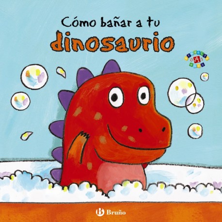 como-banar a tu dinosaurio libros para bebes sobre habitos bruno