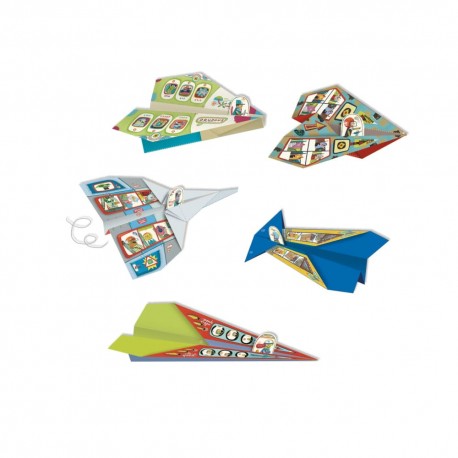 Papiroflexia origami Barcos flotantes de Djeco. Manualidades 7 años