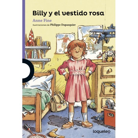 BILLY Y EL VESTIDO ROSA Loqueleo Portada Libro