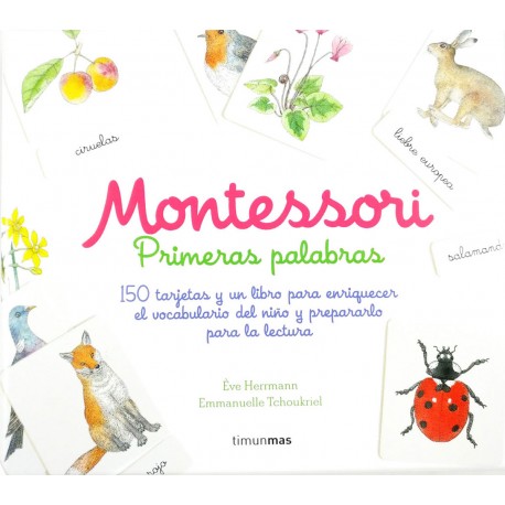 KIT MONTESSORI PRIMERAS PALABRAS TIMUN MAS PLANETA RAYUELAINFANCIA