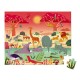 PUZZLE MALETA RESERVA ANIMAL 54 PIEZAS