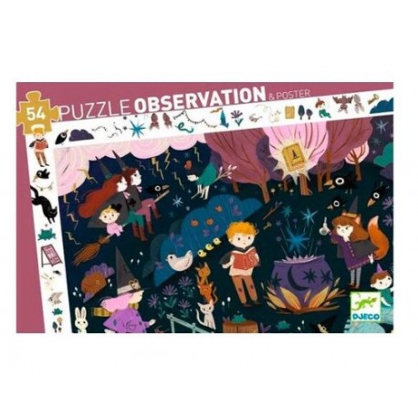 PUZZLE OBSERVACION APRENDICES DE BRUJO DJECO 