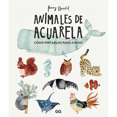 ANIMALES DE ACUARELA LIBRO GG