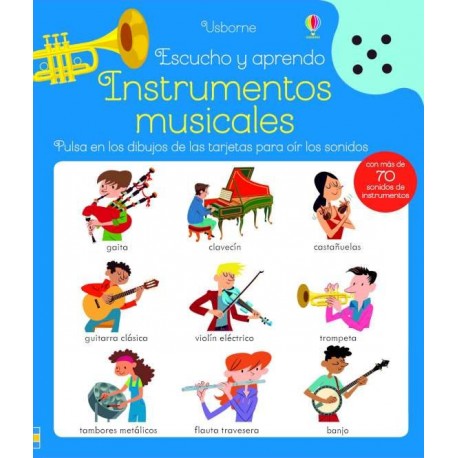 INSTRUMENTOS MUSICALES escucho y aprendo libro sonoro usborne