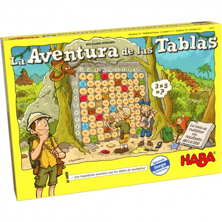 LA AVENTURA DE LAS TABLAS Haba Juego de Mesa para Aprender a Multiplicar 