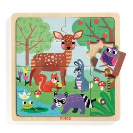 PUZZLE EL BOSQUE 16 PIEZAS