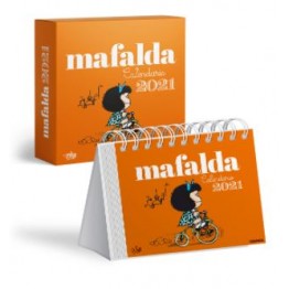 CALENDARIO DE MESA MAFALDA NARANJA 2021