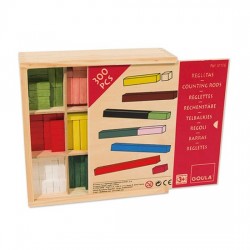 JUEGO REGLETAS CUISENAIRE 300 PIEZAS EN CAJA   GOULA